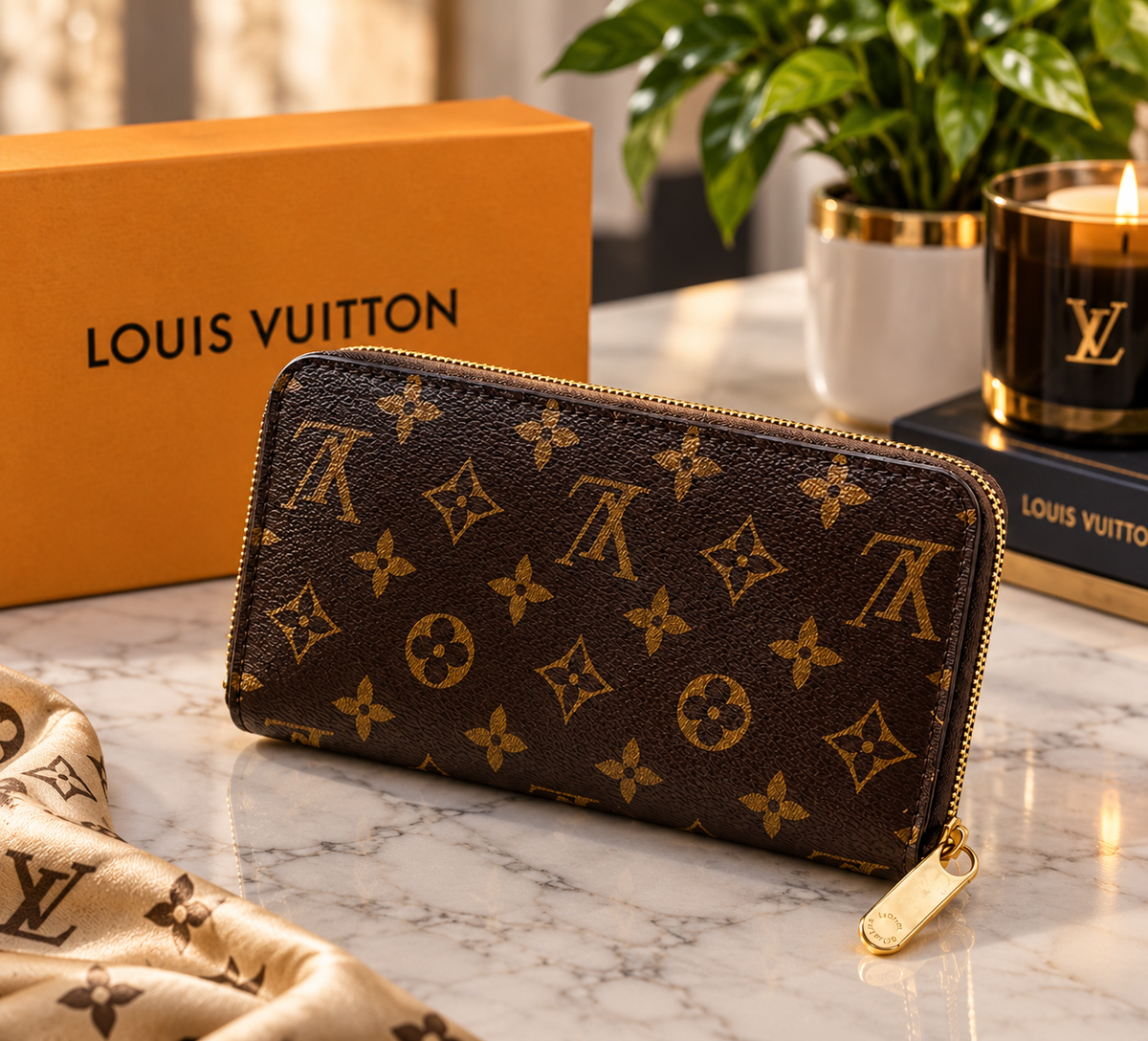 Louis Vuitton Monogram Zippy Wallet Round Zipper Long Wallet – Designer Zip-Around Wallet | Luxeora Shop