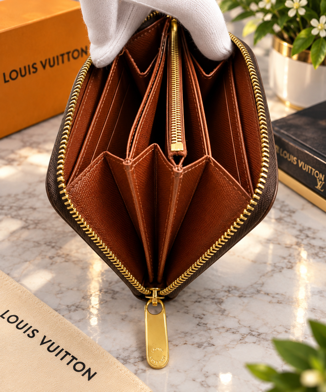Louis Vuitton Monogram Zippy Wallet Round Zipper Long Wallet – Designer Zip-Around Wallet | Luxeora Shop
