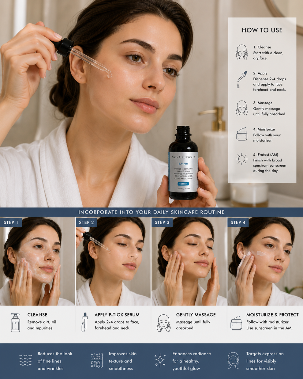 SkinCeuticals P-TIOX Wrinkle Modulating Serum 30ml – Luxeora Shop