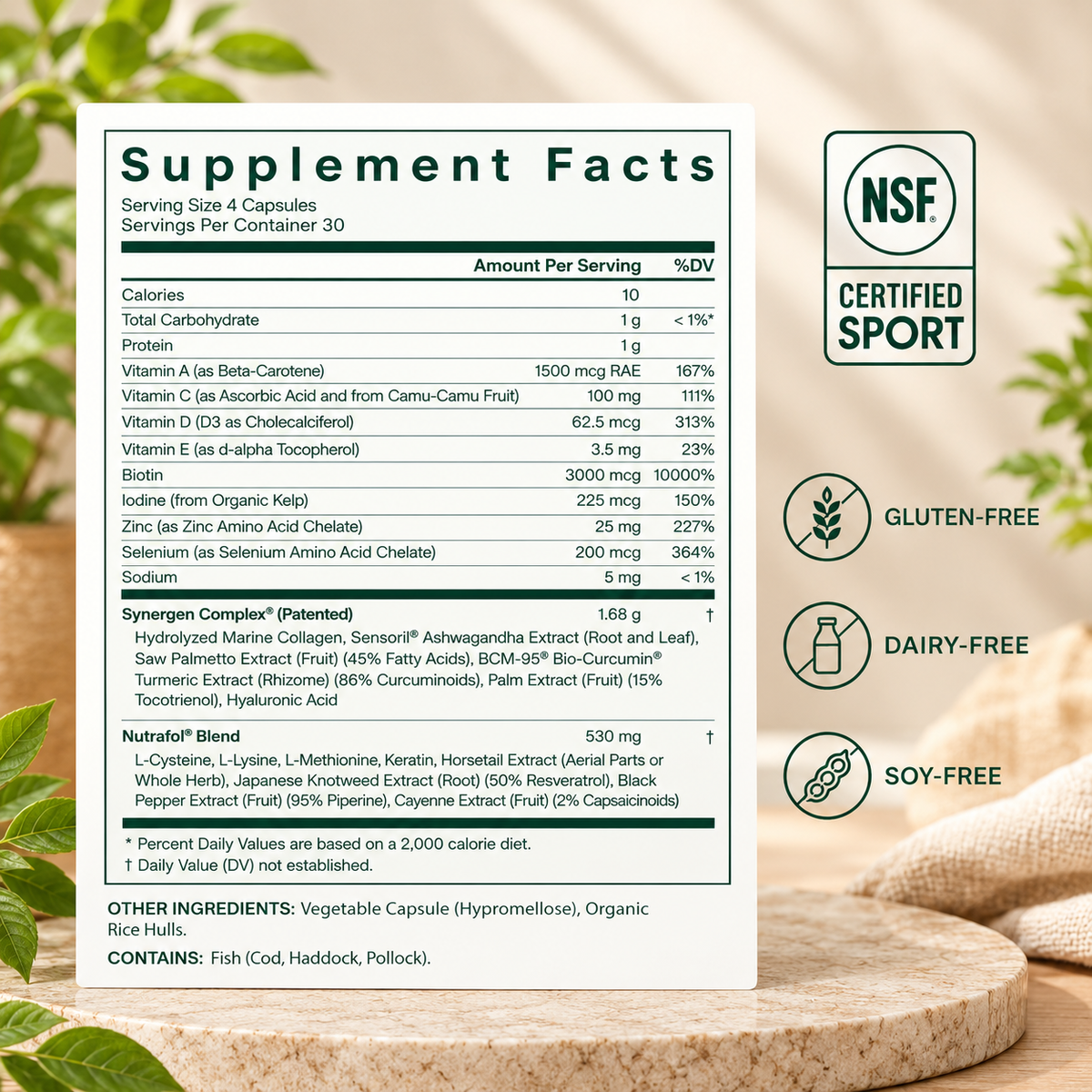 NUTRAFOL Women Hair Growth Supplement 120 Capsules – Thicker, Fuller Hair Support | Luxeora Shop