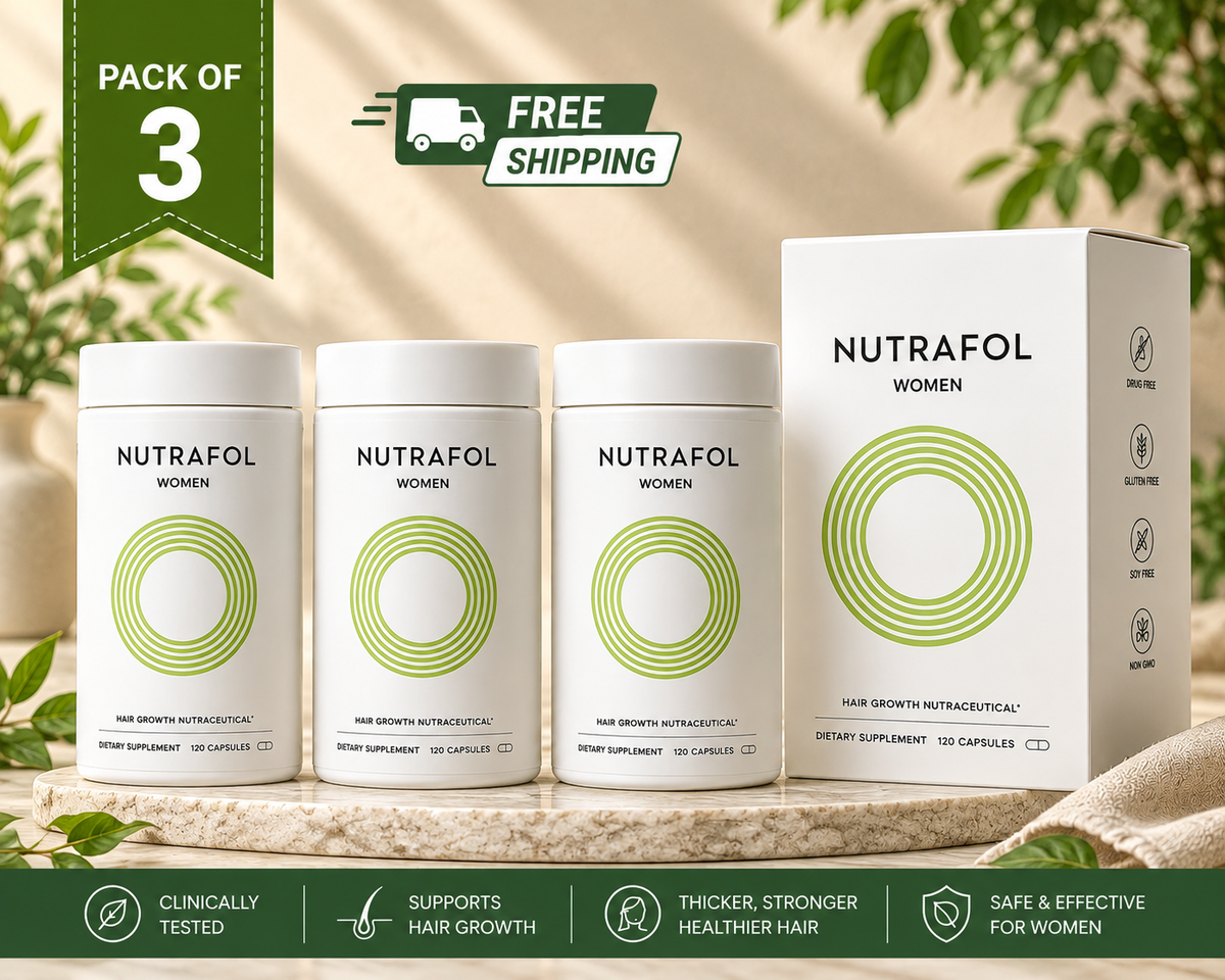 NUTRAFOL Women Hair Growth Supplement 120 Capsules – Thicker, Fuller Hair Support | Luxeora Shop