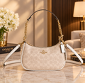 Coach Teri Shoulder Bag in Signature Canvas NWT – Designer Crossbody Handbag | Luxeora Shop