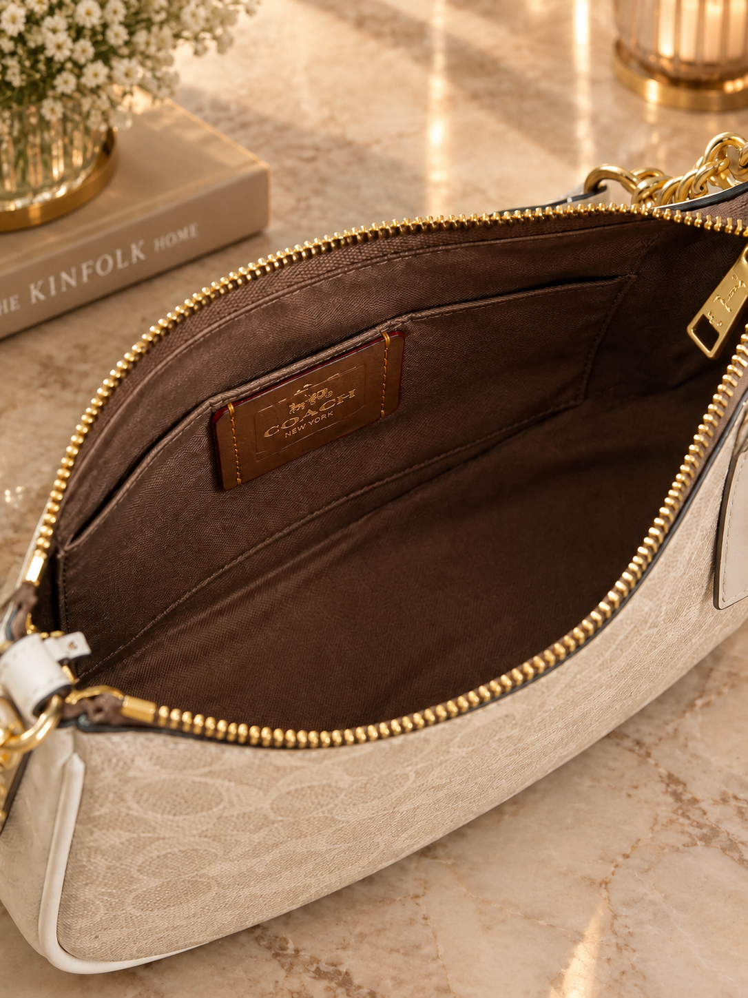 Coach Teri Shoulder Bag in Signature Canvas NWT – Designer Crossbody Handbag | Luxeora Shop