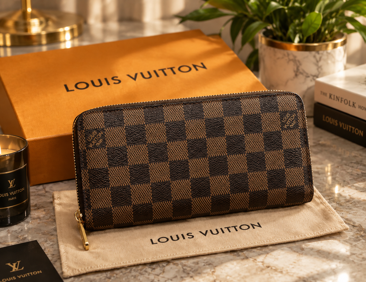 Louis Vuitton Clémence Wallet Monogram Canvas – Zip Around Long Wallet | Luxeora Shop