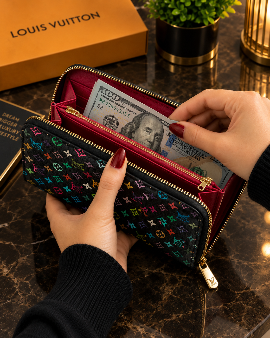 Louis Vuitton Zippy Wallet Multicolor – Monogram Designer Long Wallet | Luxeora Shop