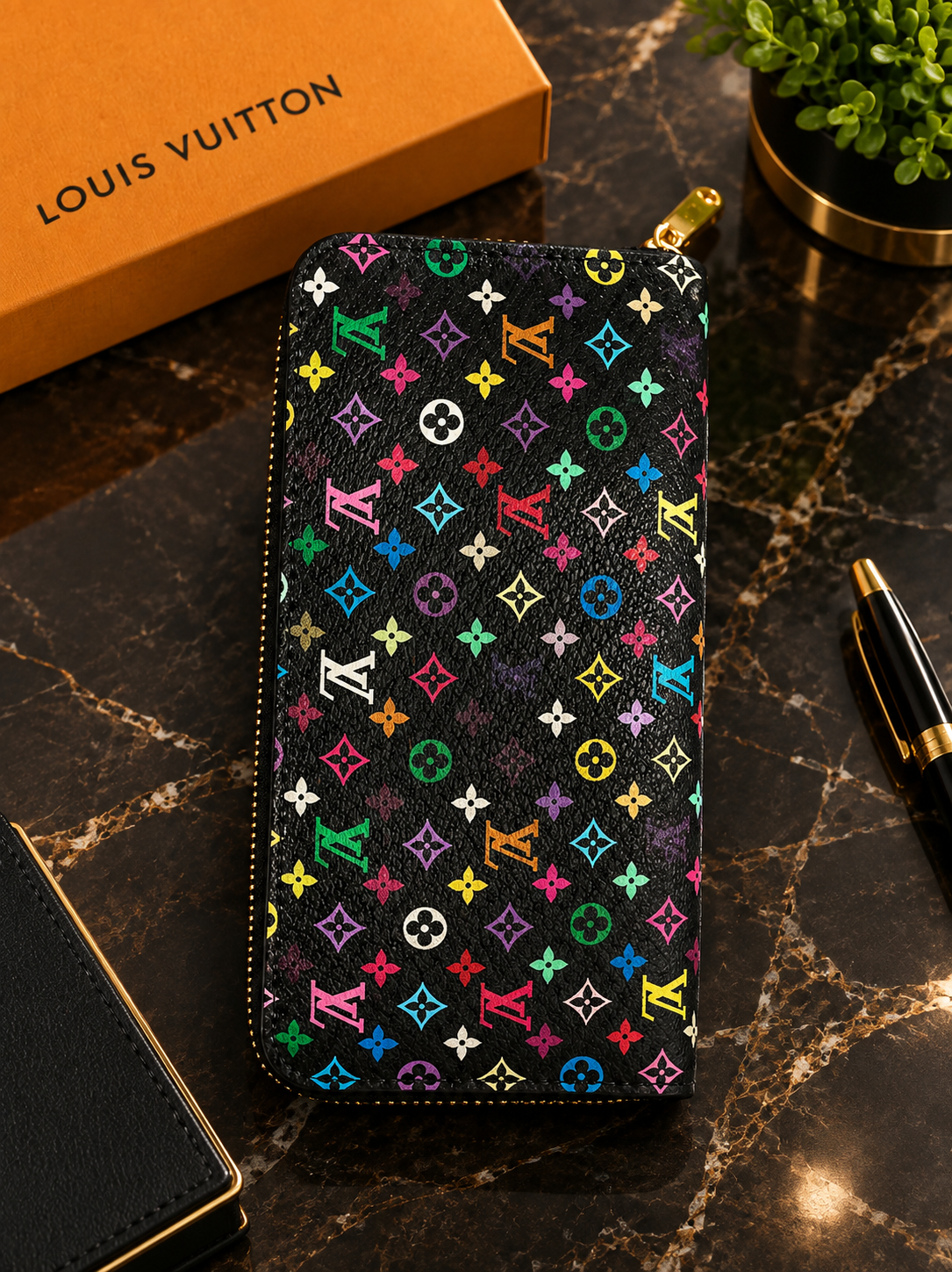 Louis Vuitton Zippy Wallet Multicolor – Monogram Designer Long Wallet | Luxeora Shop