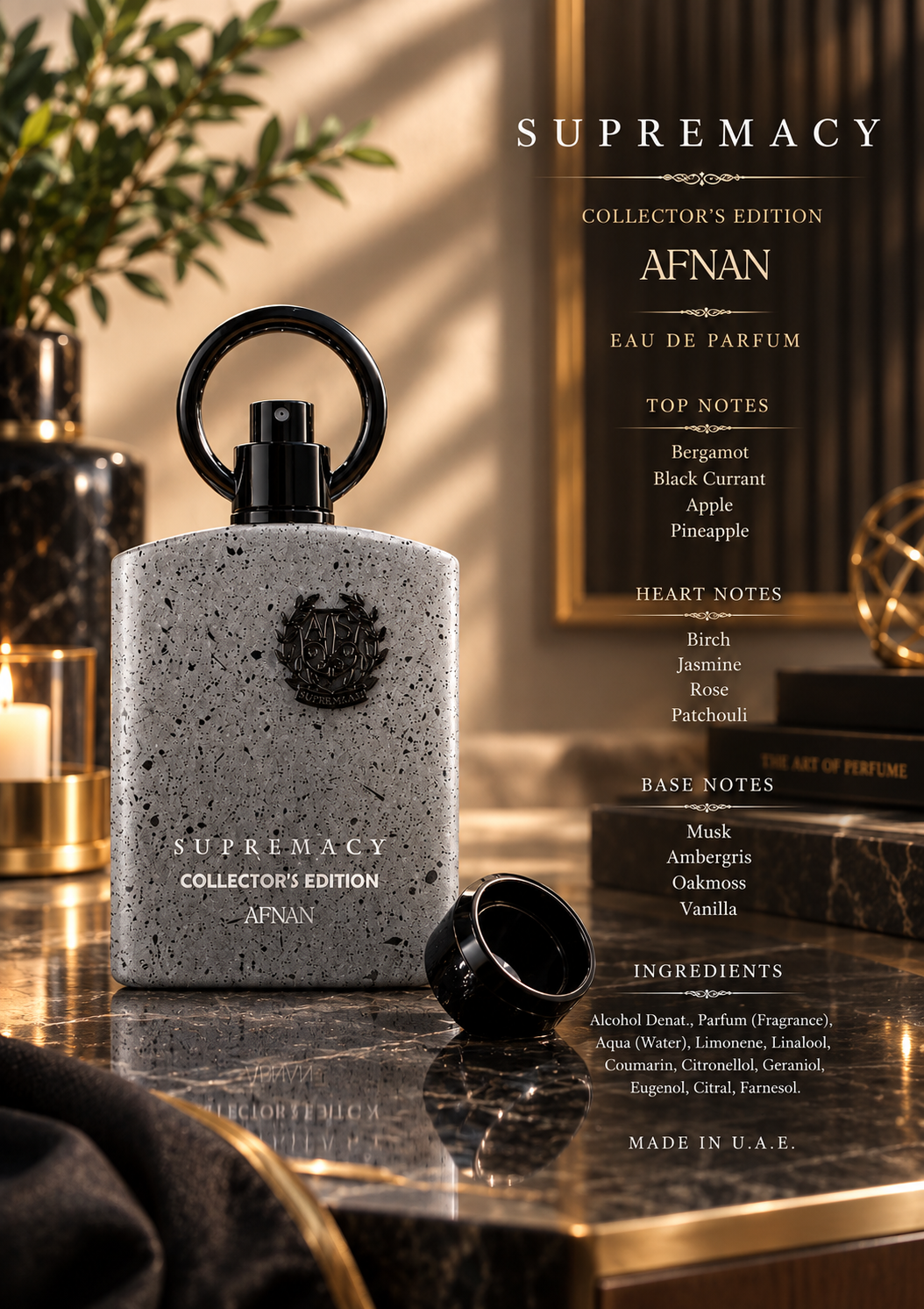 Afnan Supremacy Collector's Edition Eau de Parfum 100ml 3.4oz – Luxury Men's Fragrance | Luxeora Shop