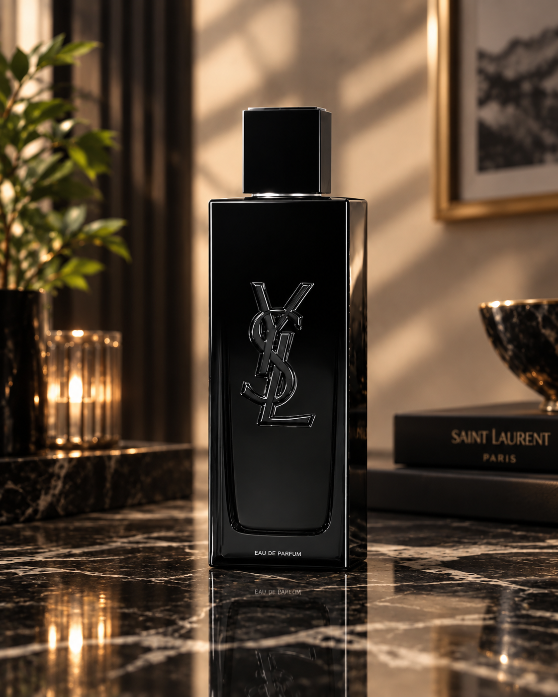 Yves Saint Laurent MYSLF Eau de Parfum 100ml 3.4oz – Woody Floral Men's Fragrance | Luxeora Shop