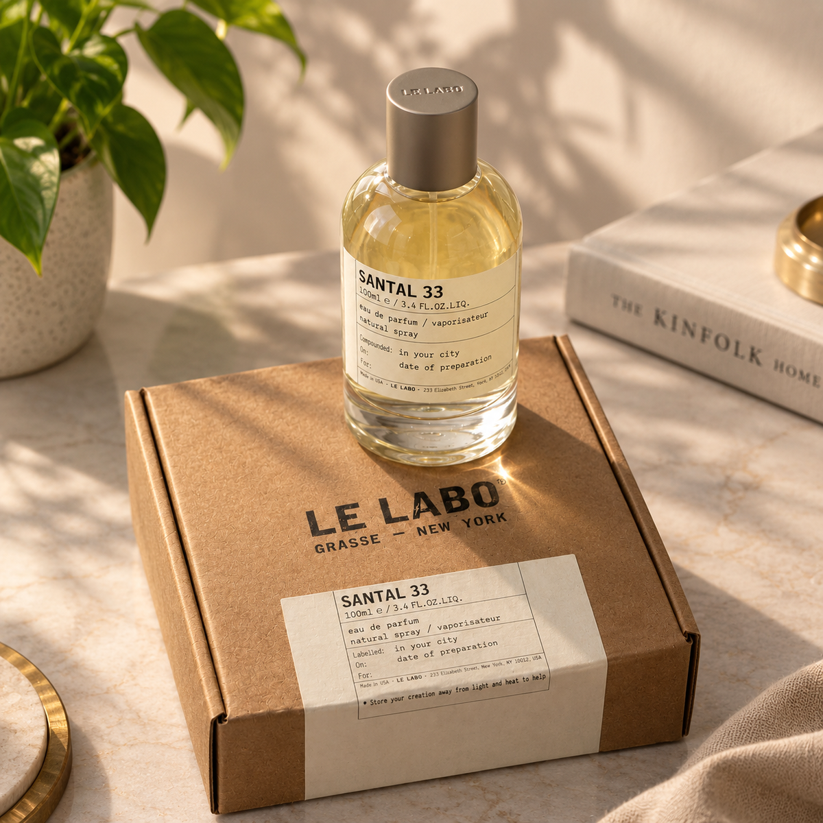 Le Labo Santal 33 Eau de Parfum Spray 3.4 oz 100ml – Luxury Unisex Woody Fragrance | Luxeora Shop