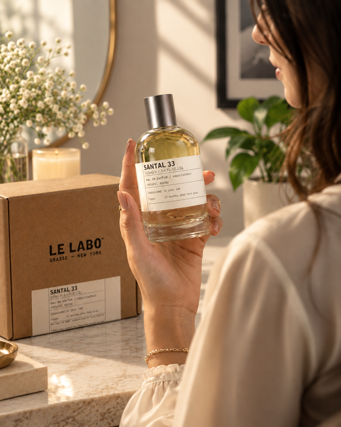 Le Labo Santal 33 Eau de Parfum Spray 3.4 oz 100ml – Luxury Unisex Woody Fragrance | Luxeora Shop