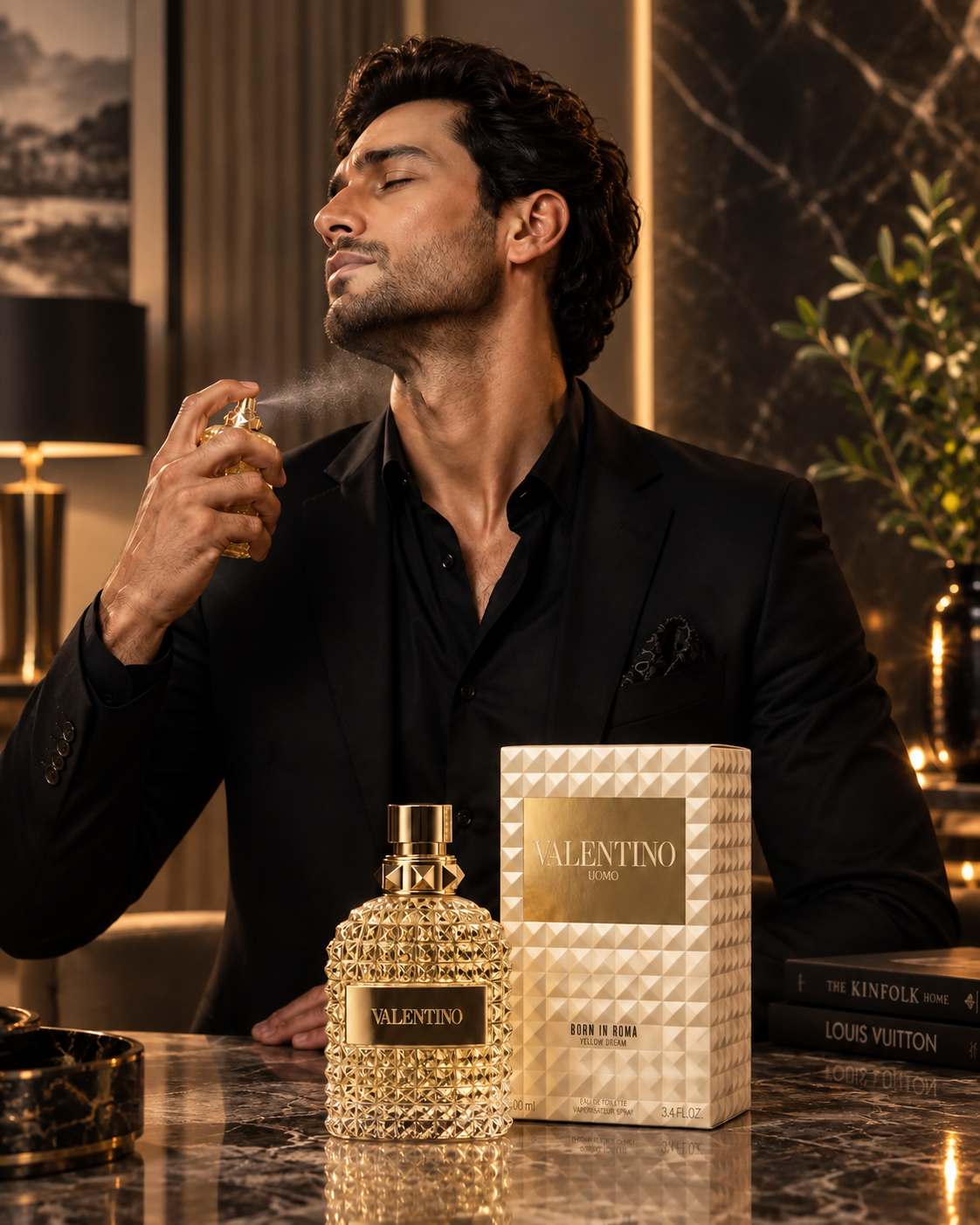 Valentino Uomo Born In Roma The Gold Eau de Toilette 3.4oz 100ml – Luxury Men's Fragrance | Luxeora Shop