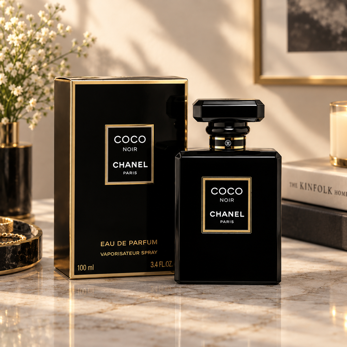 CHANEL Coco Noir Eau de Parfum for Women 100ml 3.4oz – Luxury Ambery Floral Fragrance | Luxeora Shop
