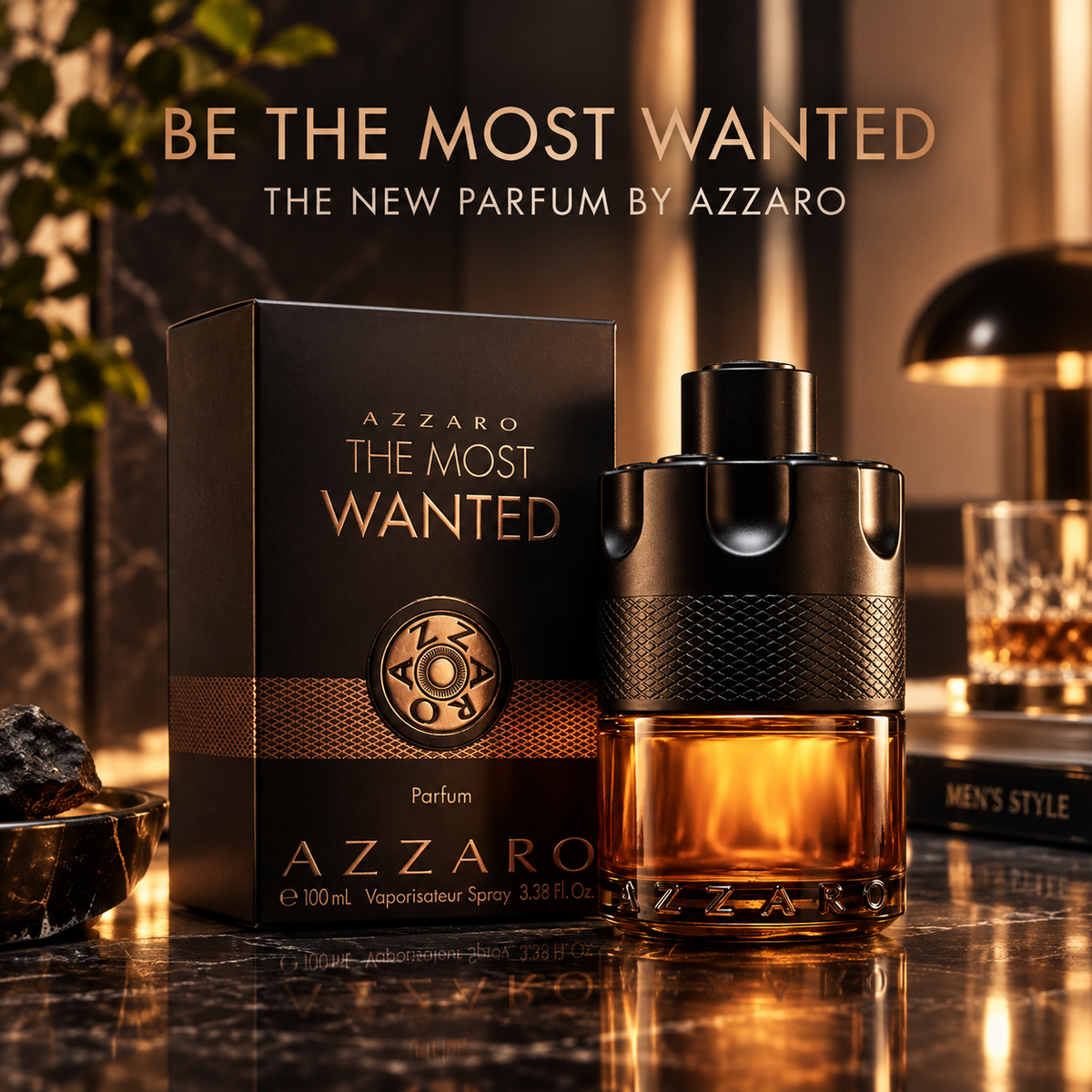 Azzaro The Most Wanted Eau de Parfum for Men 3.4 oz 100ml – Luxury Spicy Amber Fragrance | Luxeora Shop