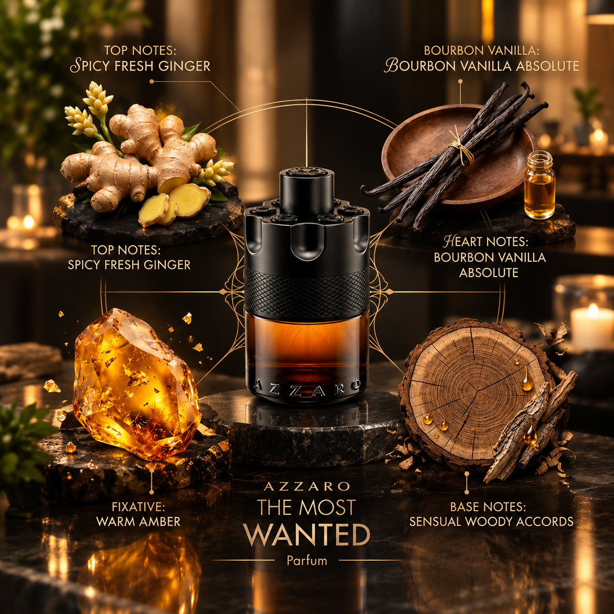 Azzaro The Most Wanted Eau de Parfum for Men 3.4 oz 100ml – Luxury Spicy Amber Fragrance | Luxeora Shop