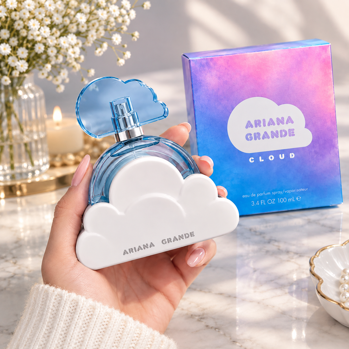 Ariana Grande Cloud Eau de Parfum for Women 3.4 oz 100ml – Dreamy Gourmand Fragrance | Luxeora Shop