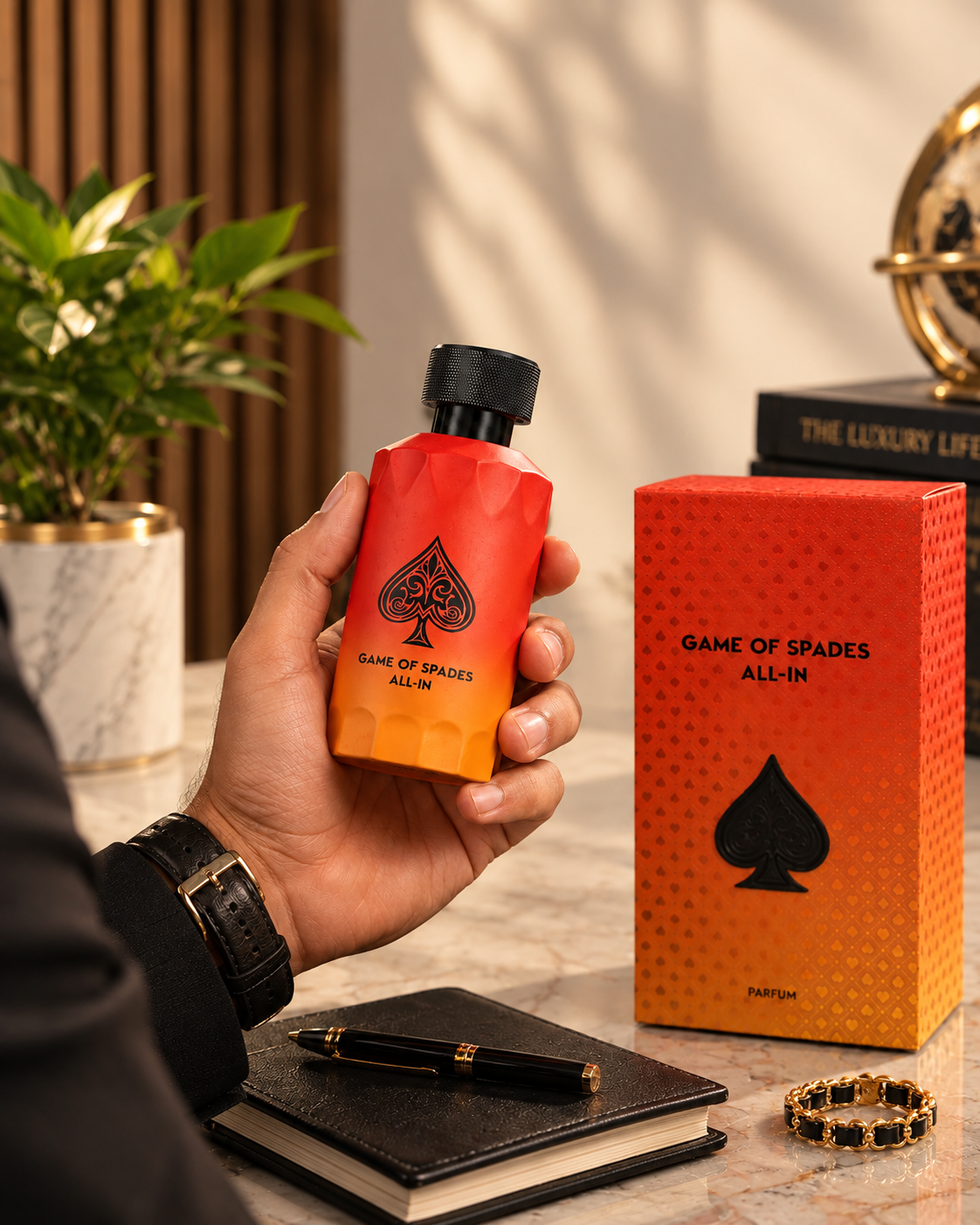 Game of Spades All In by Jo Milano Paris Parfum 3.4 oz / 100 ml – New in Box