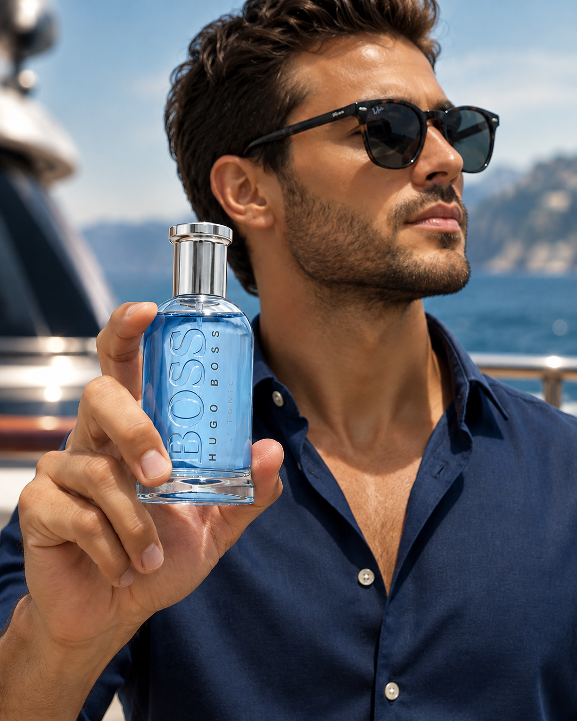 HUGO BOSS Bottled Tonic Eau de Toilette Spray for Men 3.3 oz / 100 ml