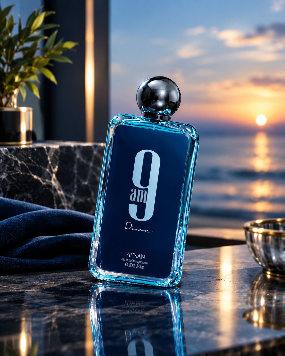 Afnan 9 AM Dive Eau de Parfum 3.4 oz 100ml Unisex Fragrance – Luxeora Shop