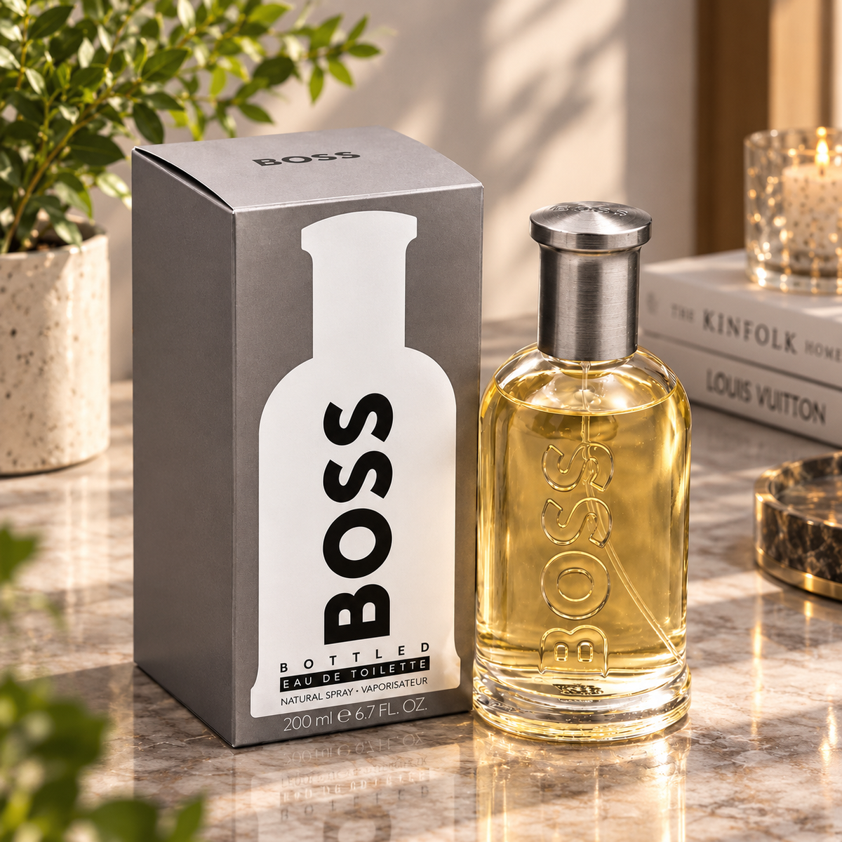 HUGO BOSS BOTTLED Eau de Toilette Spray for Men 100 ml / 3.4 oz
