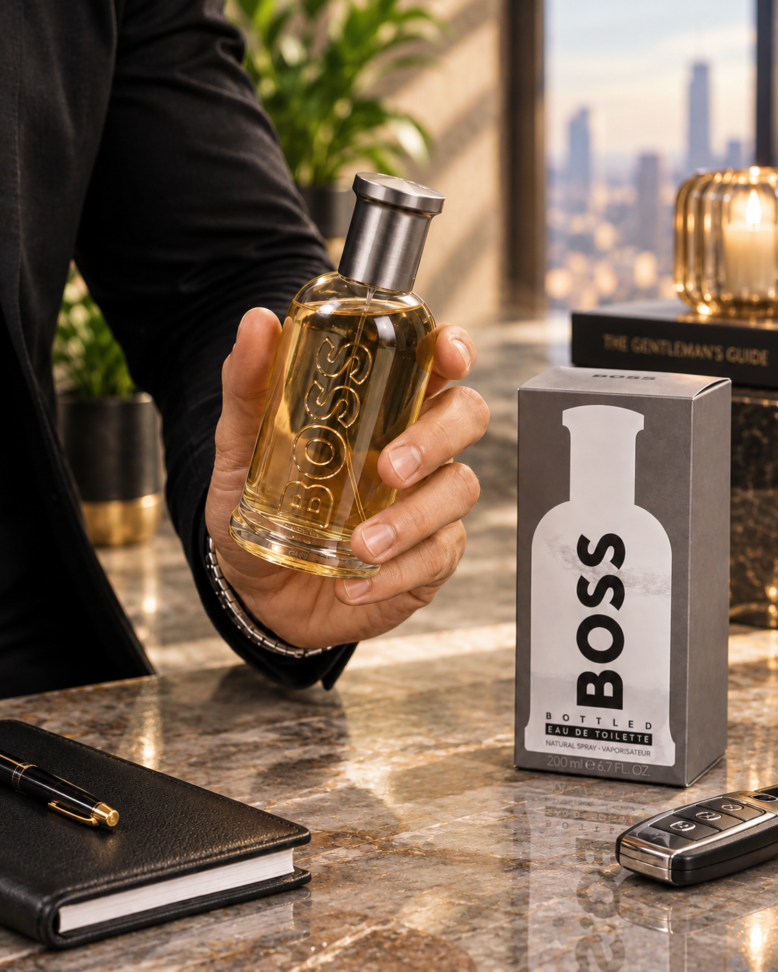 HUGO BOSS BOTTLED Eau de Toilette Spray for Men 100 ml / 3.4 oz