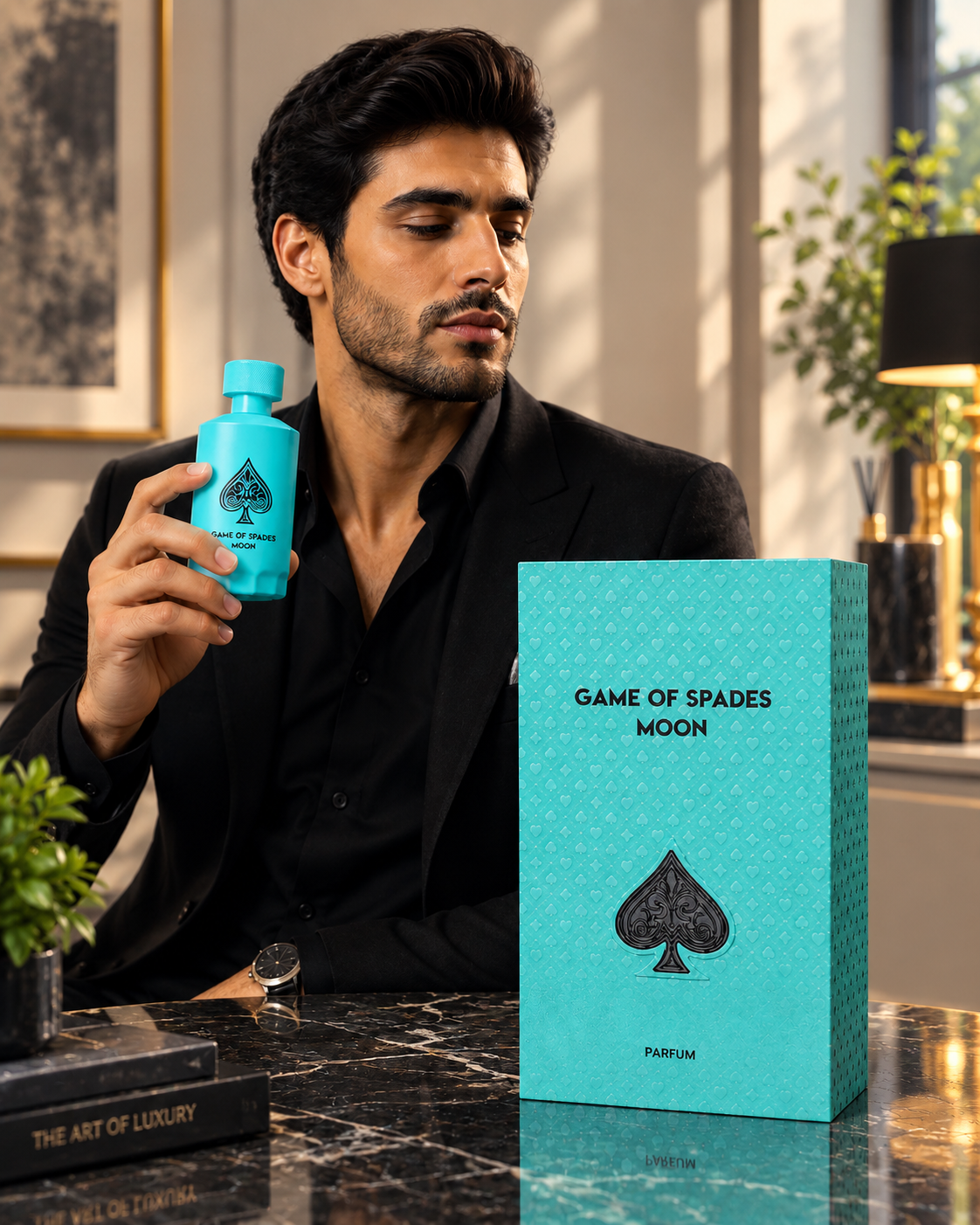 Jo Milano Game Of Spades Moon Parfum 3.4 oz / 100ml – Unisex Fragrance