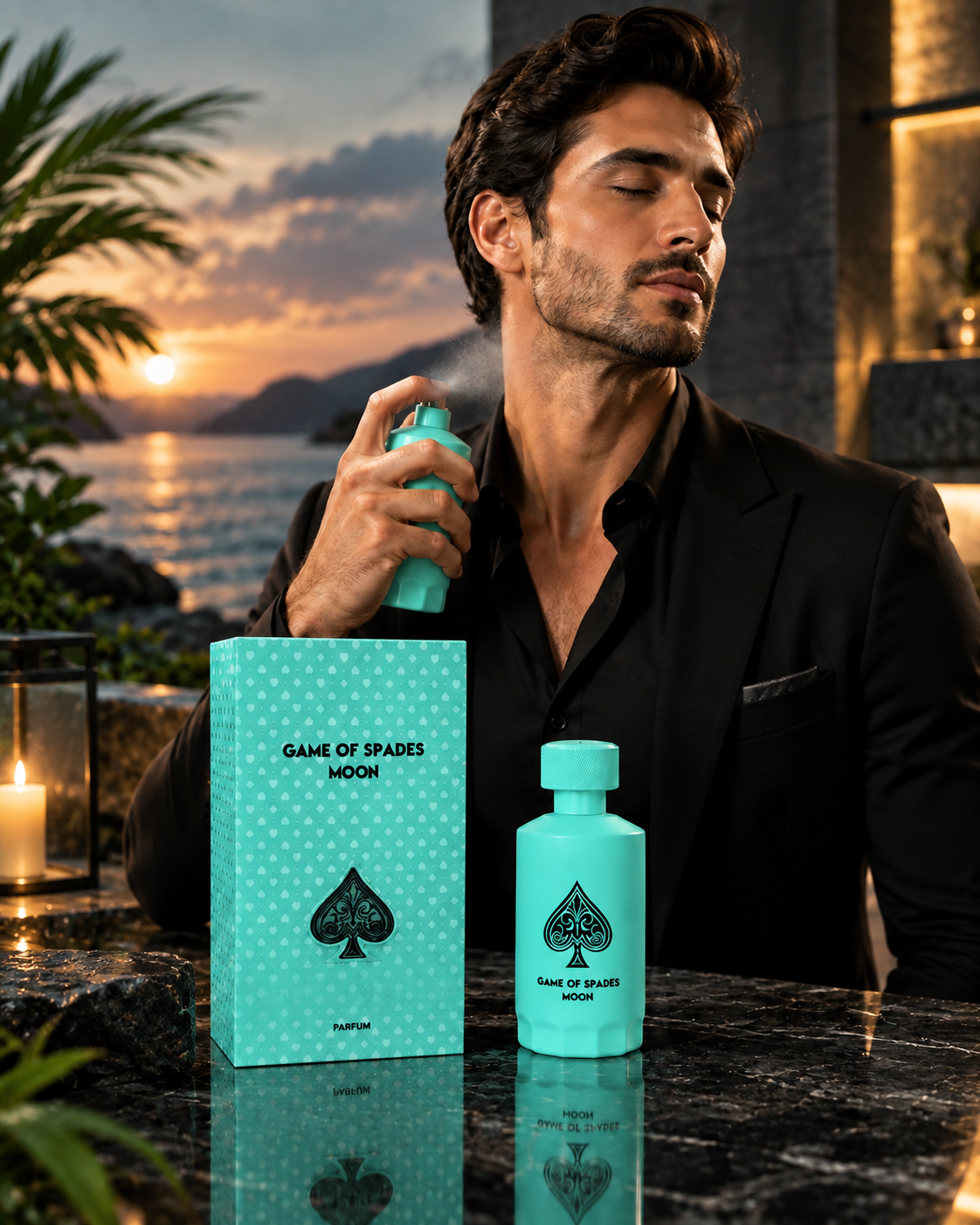 Jo Milano Game Of Spades Moon Parfum 3.4 oz / 100ml – Unisex Fragrance