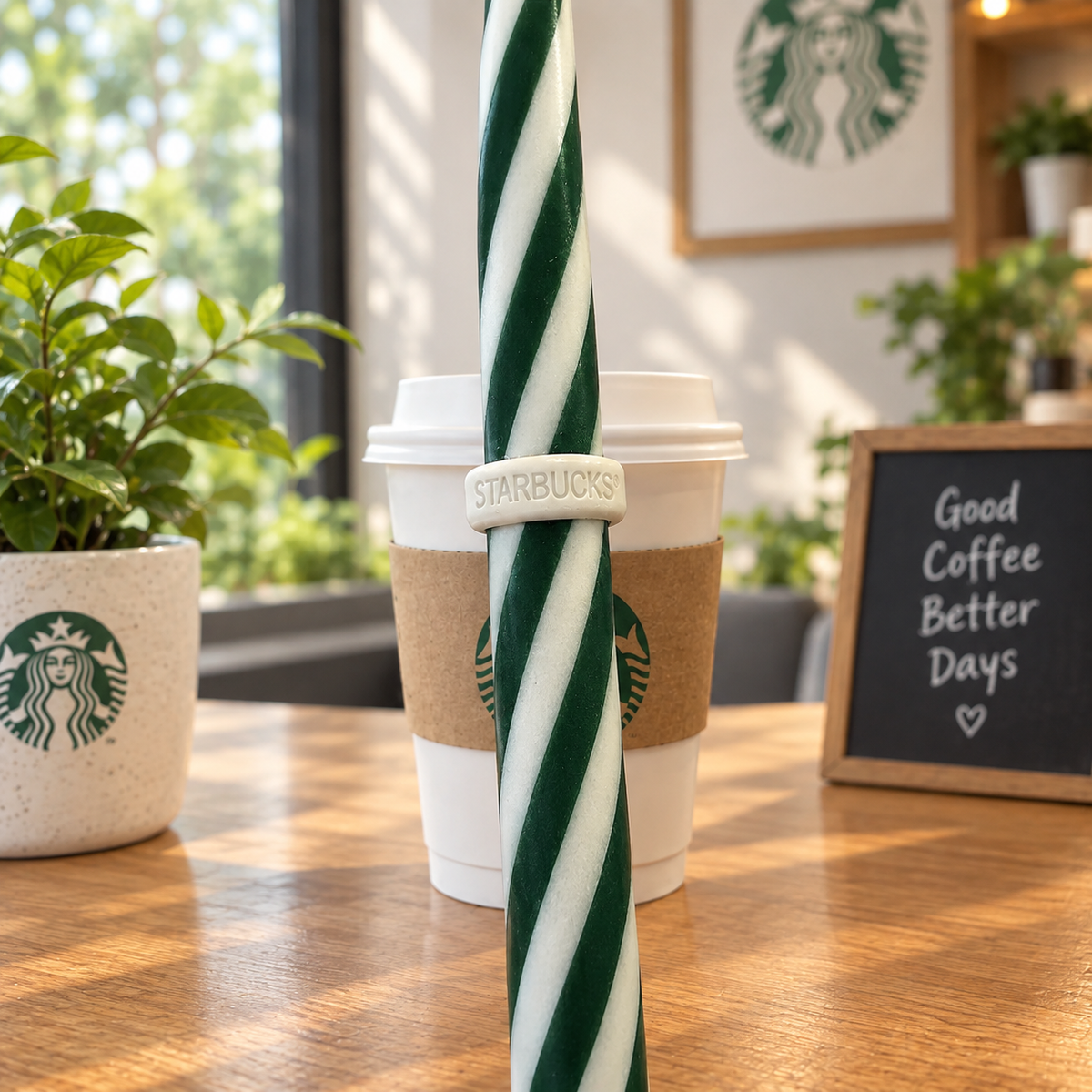 Starbucks Limited Bearista Bear 20oz Glass Tumbler Green Barista Hat – Luxeora Shop