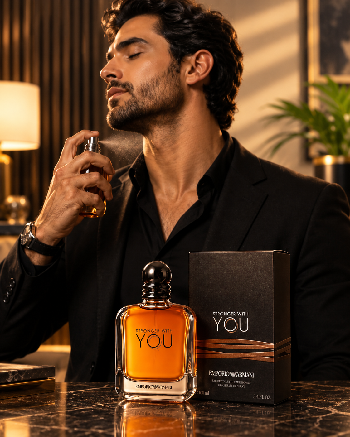 Emporio Armani Stronger With You Eau de Toilette 100ml / 3.4 oz Men's Cologne