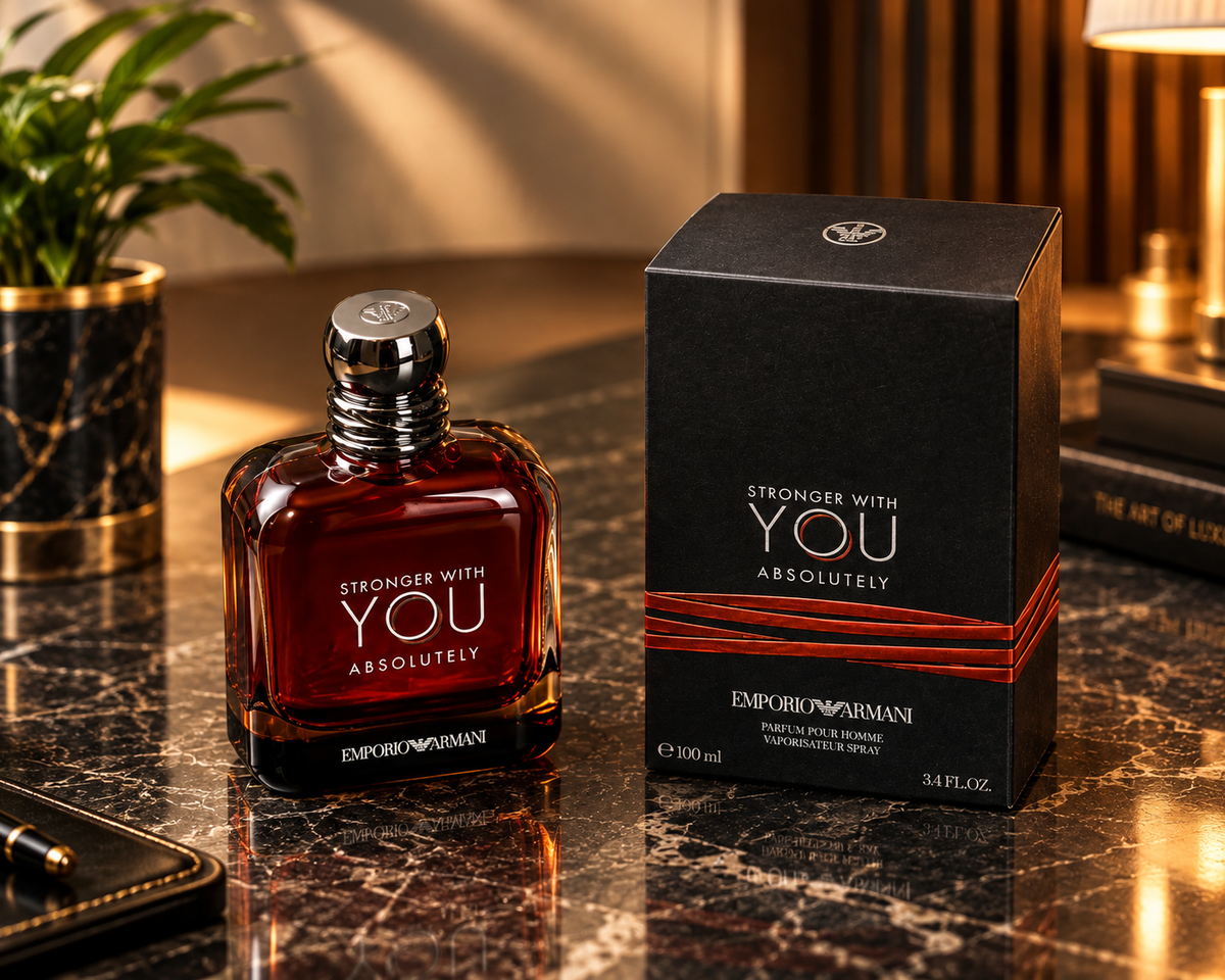 Giorgio Armani Stronger With You Absolutely Parfum 100ml / 3.4 oz Men's Fragrance – Luxeora Shop