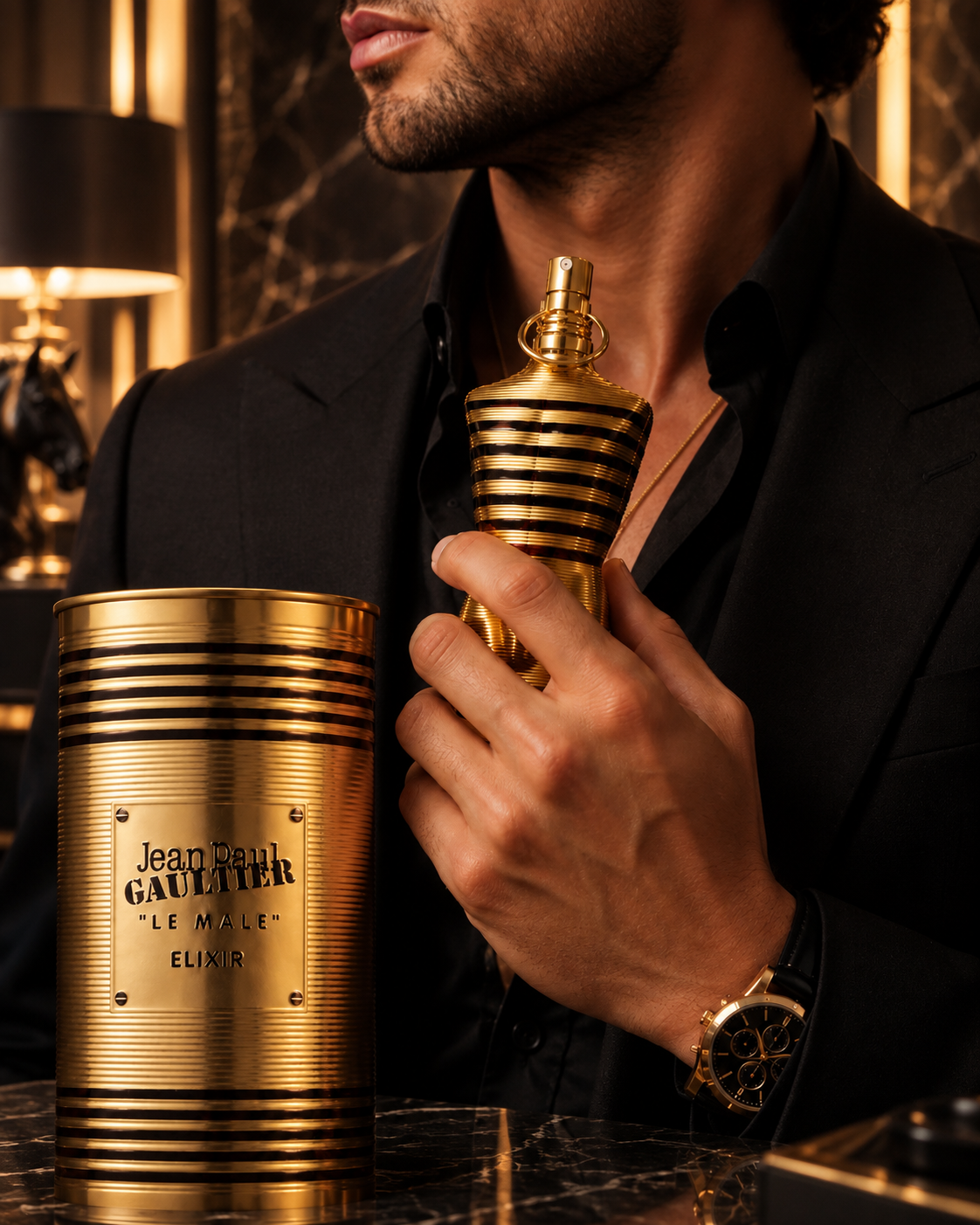 Jean Paul Gaultier Le Male Elixir Parfum 125ml / 4.2 oz Men's Fragrance – Luxeora Shop