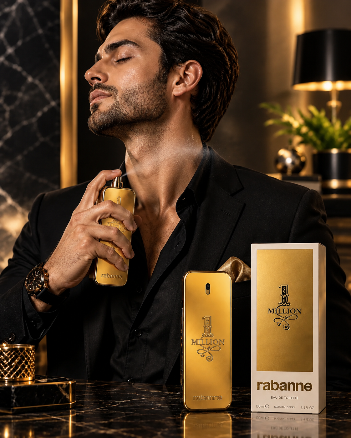 Rabanne 1 Million Eau de Toilette 100ml / 3.4 oz Men's Cologne – Luxeora Shop