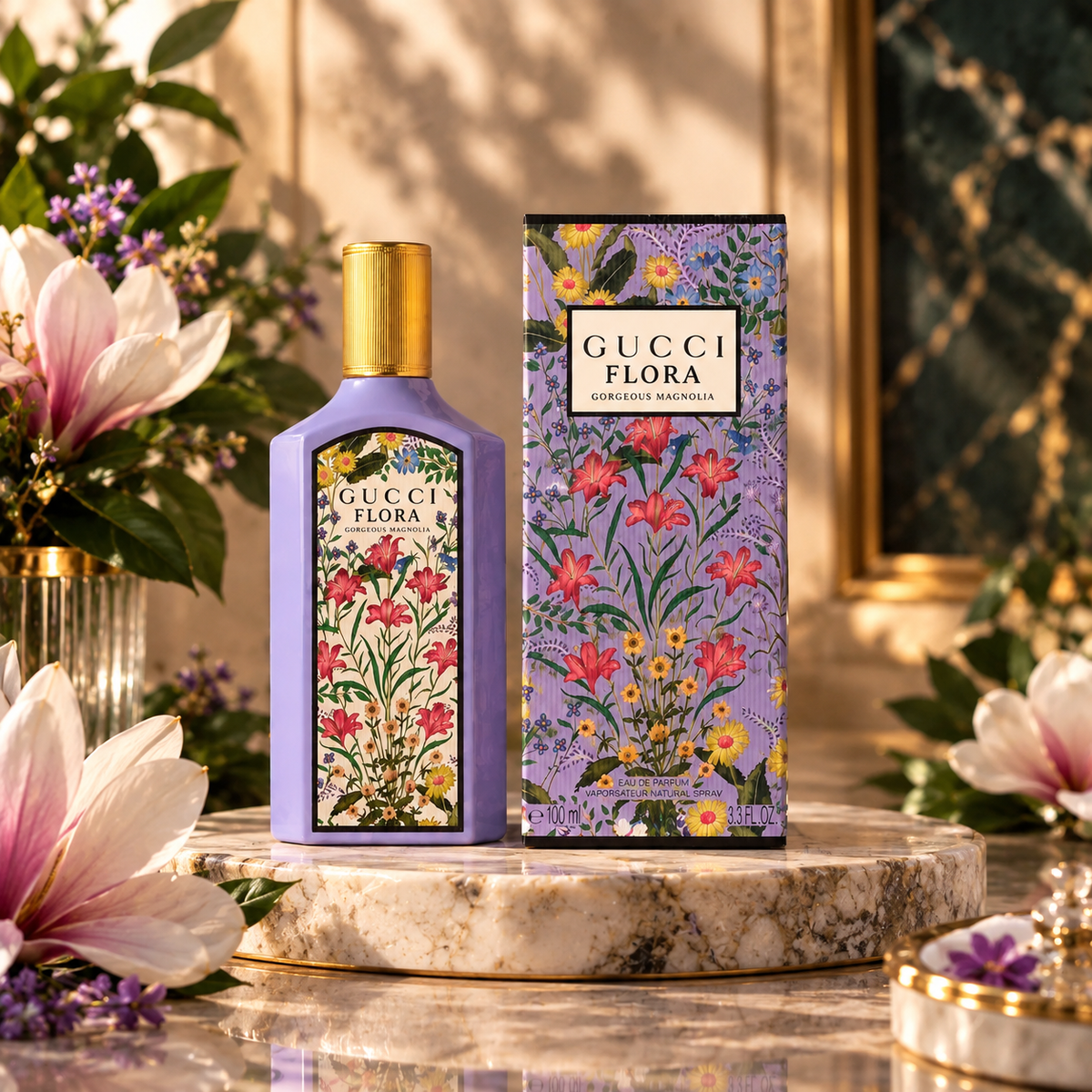 Gucci Flora Gorgeous Magnolia Eau de Parfum 100ml / 3.3 oz Women's Perfume – Luxeora Shop