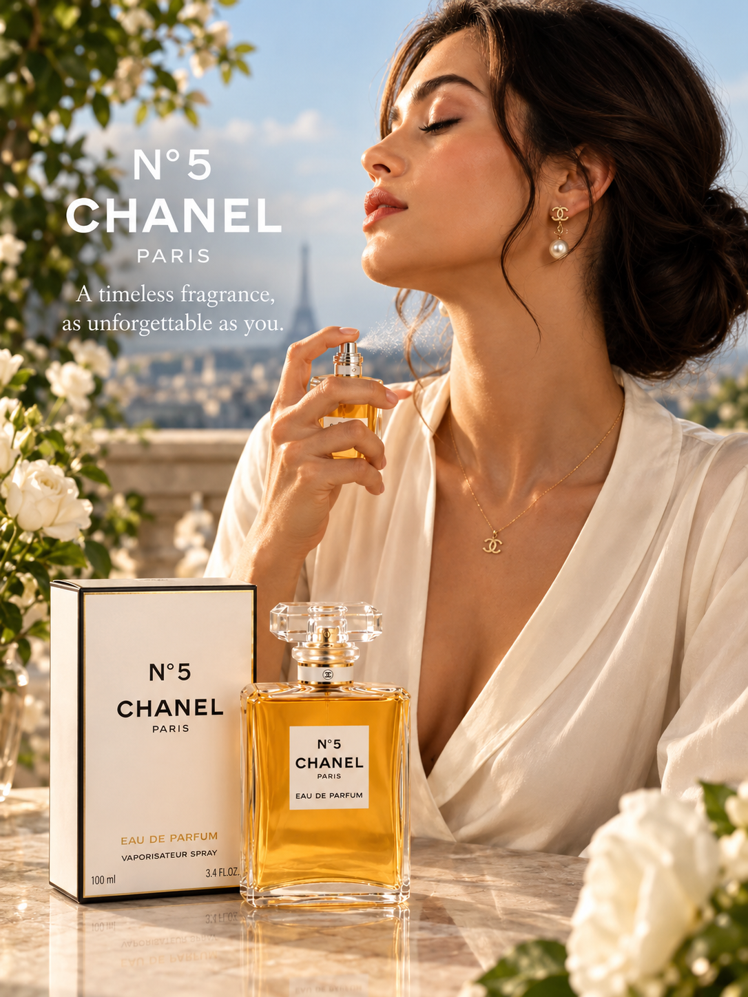 CHANEL N°5 Eau de Parfum 100ml / 3.4 oz Women's Perfume – Luxeora Shop