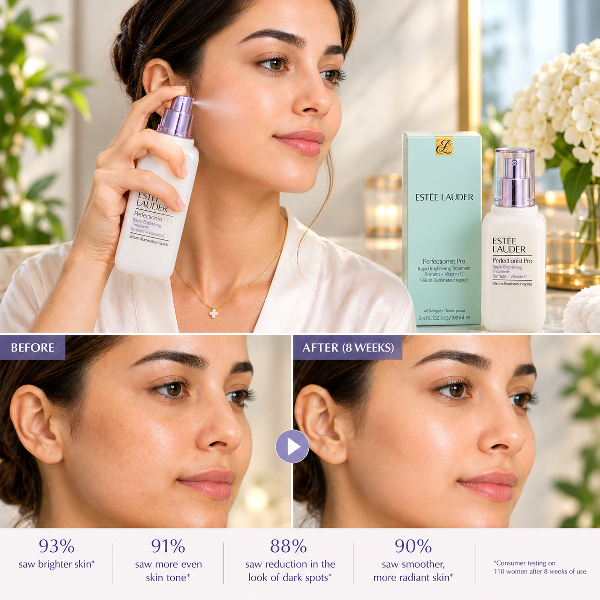 Estée Lauder Perfectionist Pro Rapid Brightening Treatment 3.4 oz / 100ml – Luxeora Shop