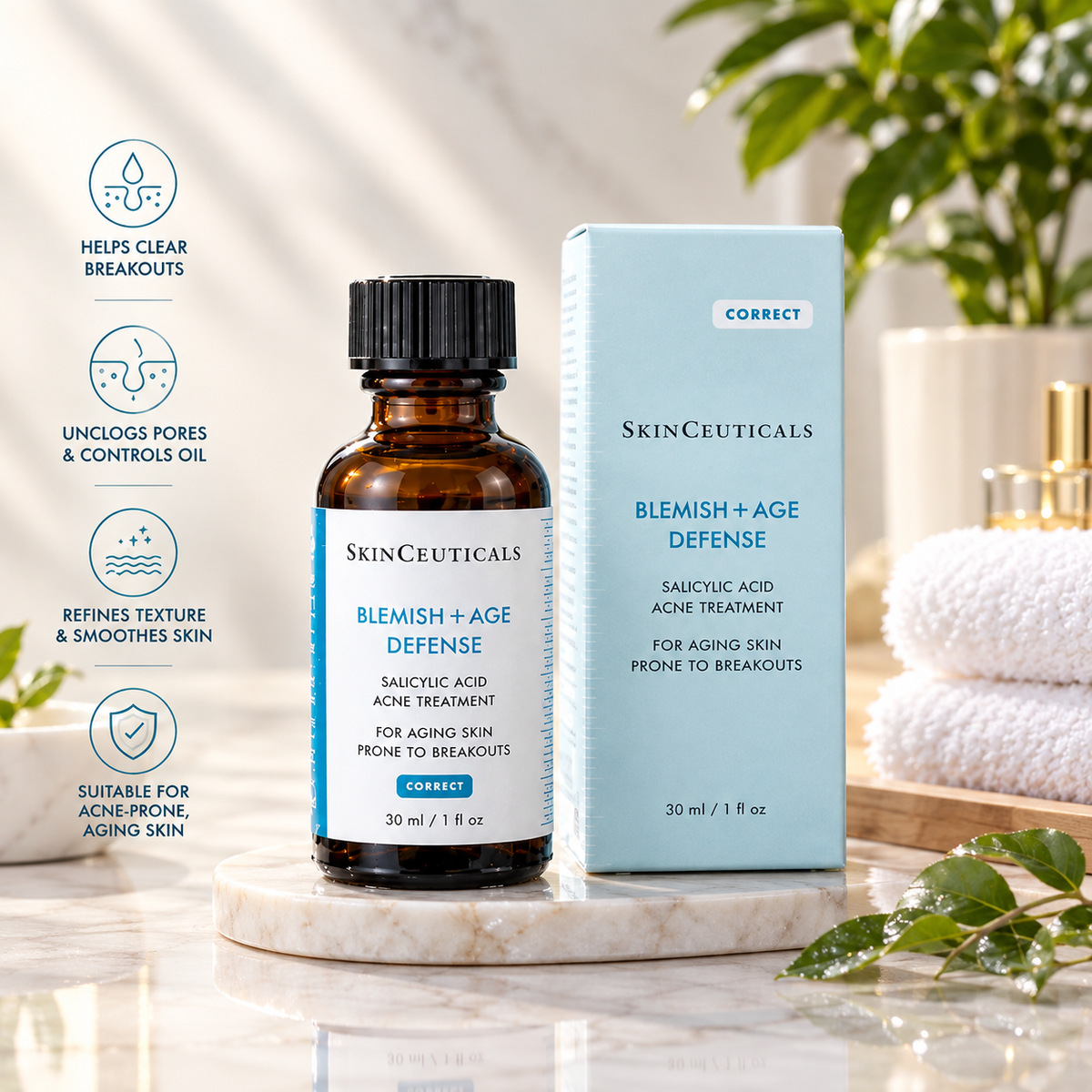 SkinCeuticals Blemish + Age Defense Serum 1 oz / 30ml – Luxeora Shop