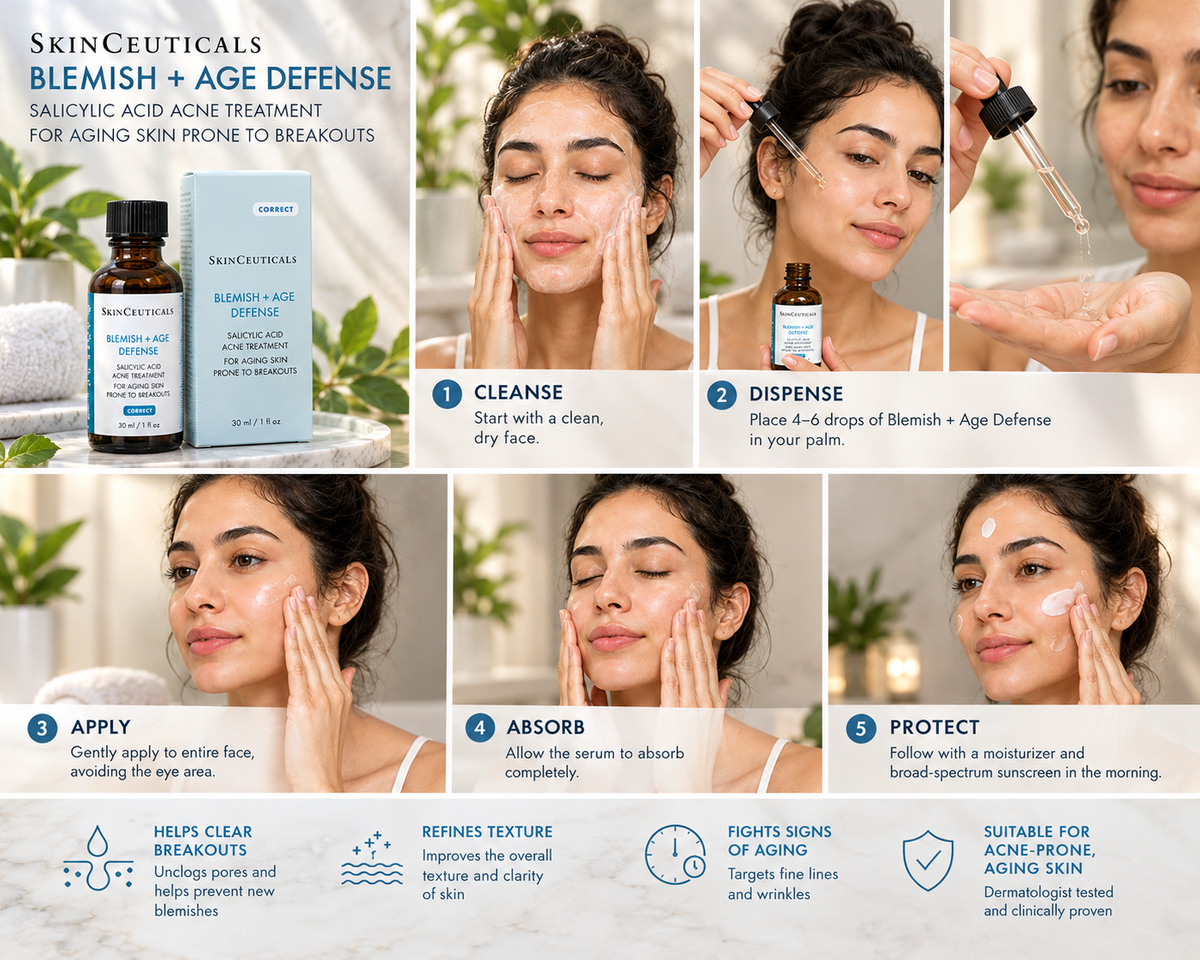 SkinCeuticals Blemish + Age Defense Serum 1 oz / 30ml – Luxeora Shop