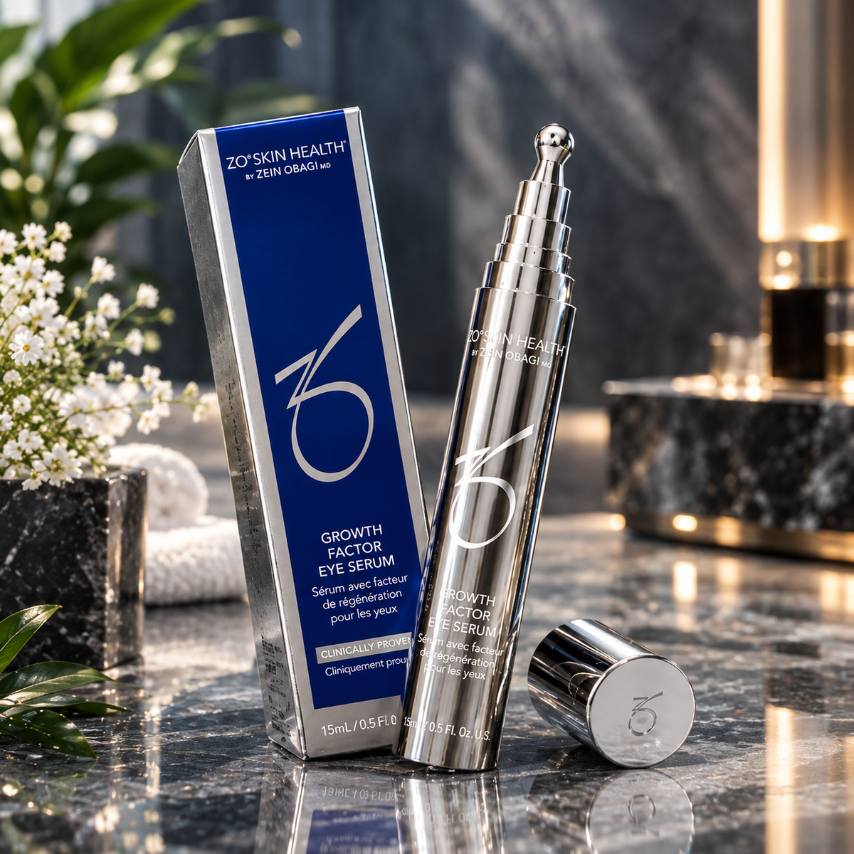 ZO Skin Health Growth Factor Eye Serum 0.5 Fl Oz / 15 ml – New – Luxeora Shop