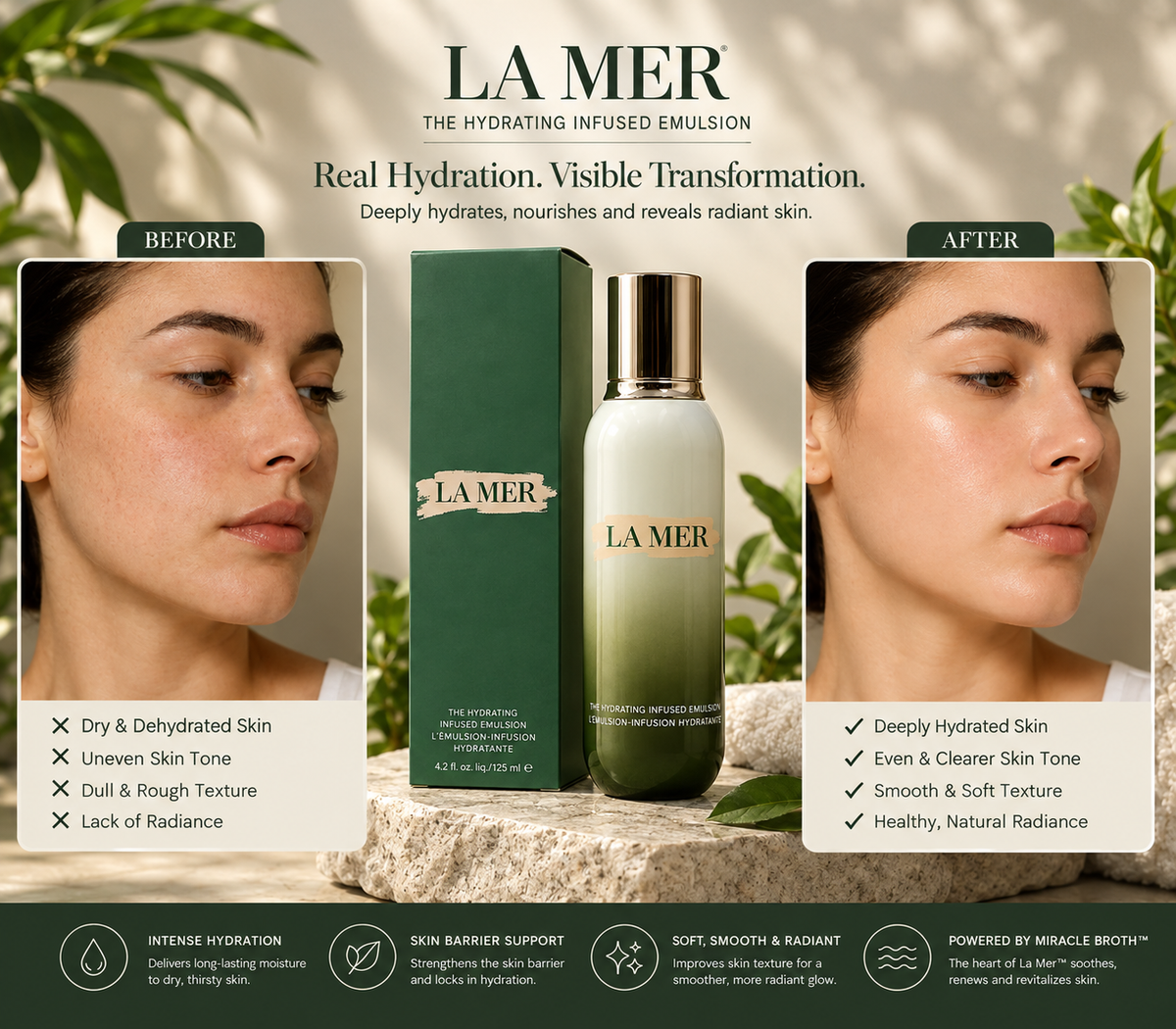 La Mer The Hydrating Infused Emulsion 125ml / 4.2 oz – New – Luxeora Shop