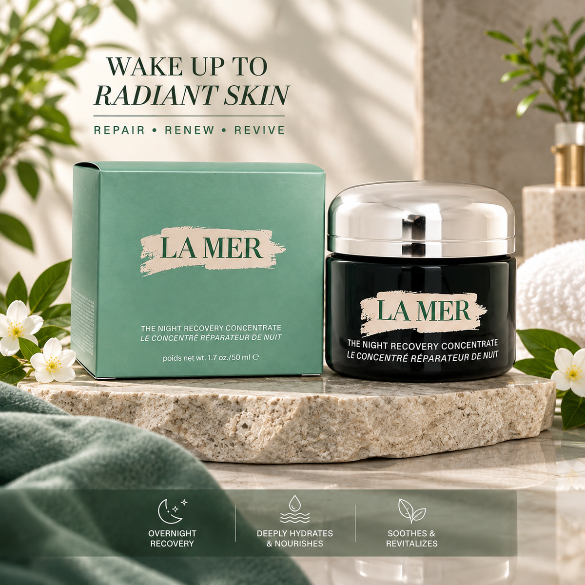 La Mer The Night Recovery Concentrate 1.7 oz / 50ml – New – Luxeora Shop