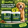 WUFFES Advanced Hip & Joint Support Chewables for Small & Medium Dogs – 30 Chews