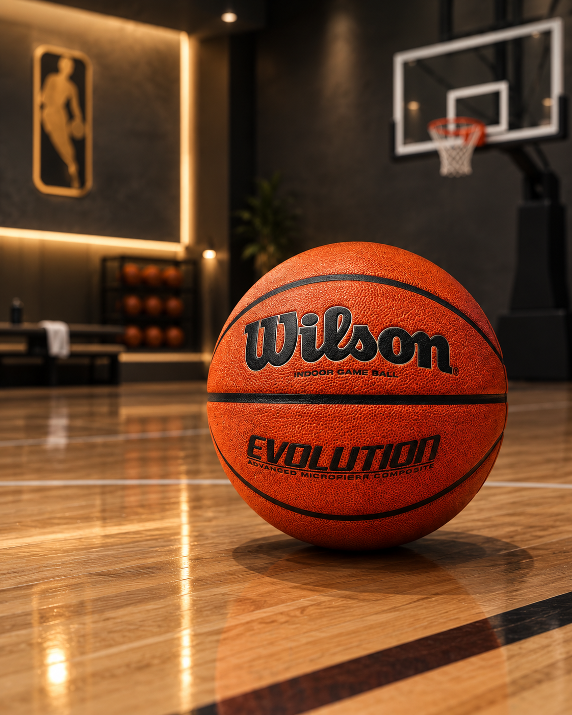 Wilson Evolution 29.5" Official Size Indoor Basketball – High Grip Composite Game Ball | Luxeora Shop