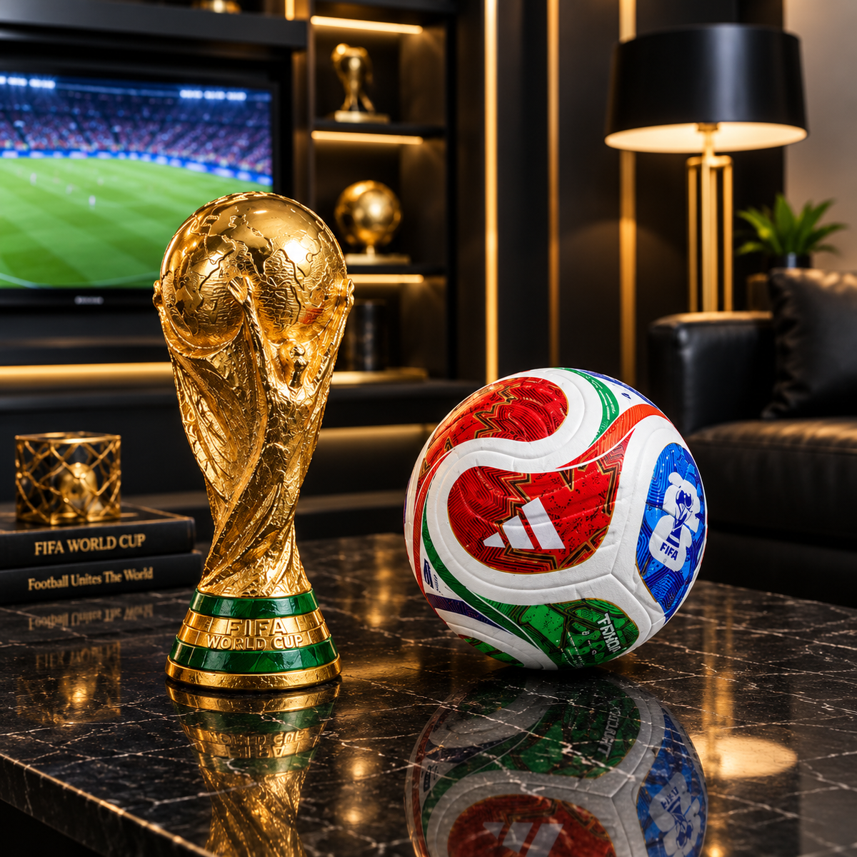 adidas FIFA World Cup 2026 Trionda Pro Official Match Ball Size 5 – FIFA Quality Pro Soccer Ball | Luxeora Shop