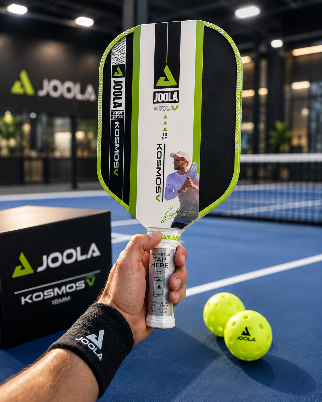 JOOLA Kosmos Pro V 16mm Pickleball Paddle – Textured Carbon Fiber Hybrid Paddle | Luxeora Shop