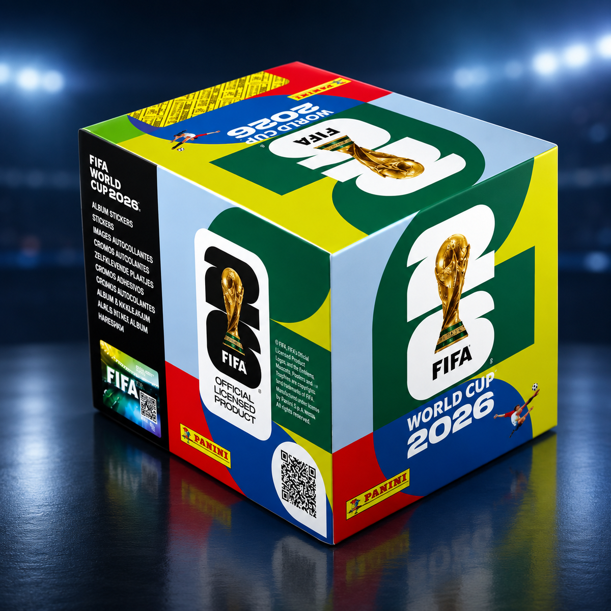 Panini FIFA World Cup 2026 Official Sticker Box – 50 Packs 350 Stickers | Luxeora Shop