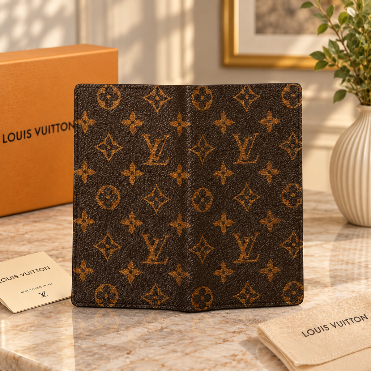 Louis Vuitton Monogram Brazza Long Wallet M66540 – Designer Men's Wallet with Box | Luxeora Shop