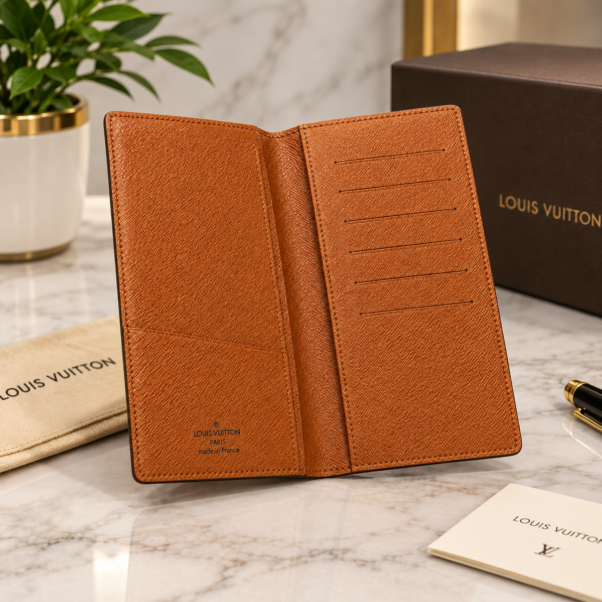 Louis Vuitton Monogram Brazza Long Wallet M66540 – Designer Men's Wallet with Box | Luxeora Shop
