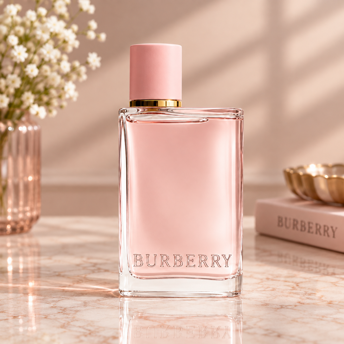 Burberry Her Eau de Parfum for Women 3.3 oz 100ml – Luxury Fruity Floral Perfume Spray