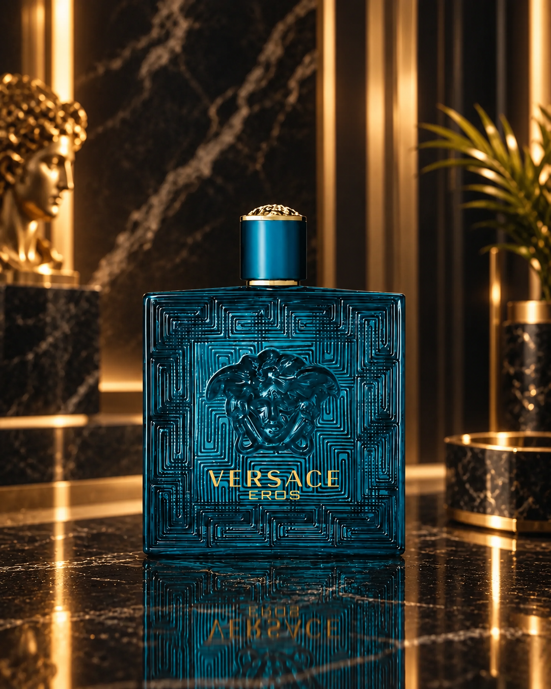 Versace Eros Eau de Parfum for Men 3.4 oz 100ml – Long Lasting Luxury Fragrance Spray