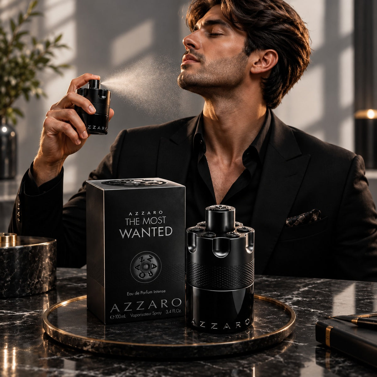 Azzaro The Most Wanted Eau de Parfum Intense for Men 3.4 oz 100ml – Luxury Fragrance