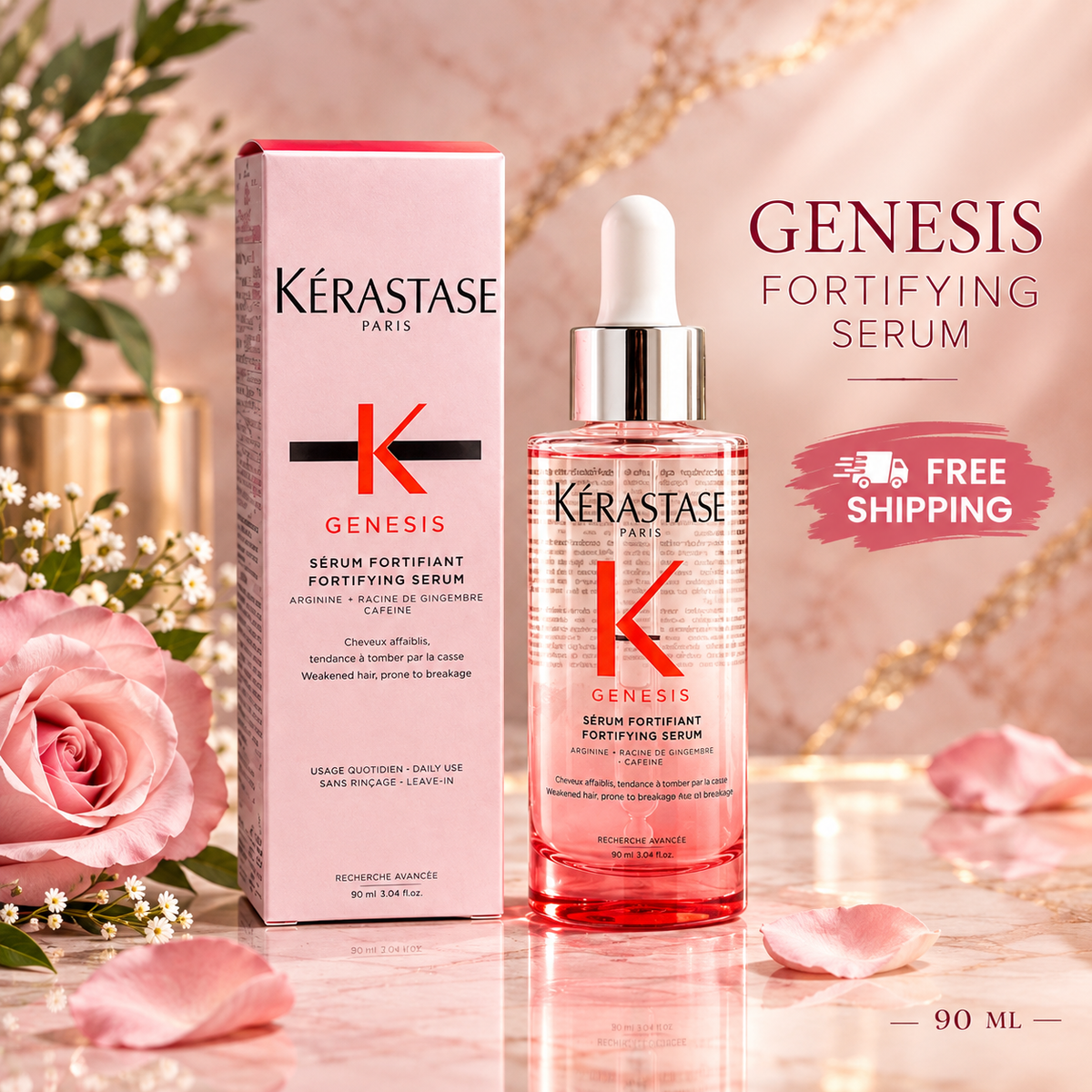 Kérastase Genesis Hair Serum Daily Strengthening 1 Fl Oz – Luxeora Shop